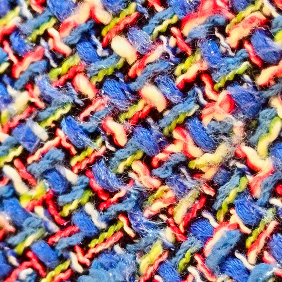 J. CREW Fluted Blue & Red A-Line Skirt Autumn Tweed 19” - Picture 14 of 16